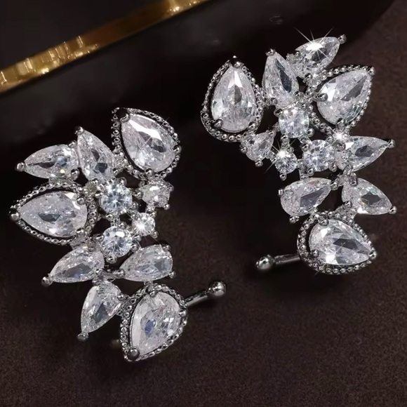 Luxury Crystal Stud Earrings - Picture 2 of 4